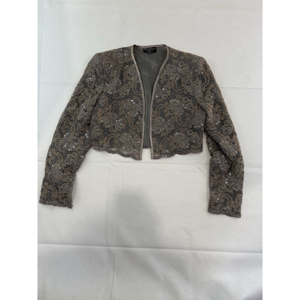 Vintage Karen Lawrence By Matthew Evening Dress Jacket Size 8
